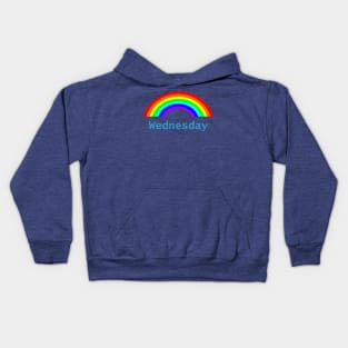 Wednesday Rainbow Kids Hoodie